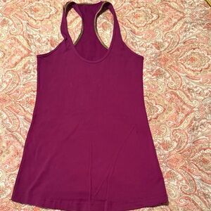Lululemon Athletica Deep Purple Tank Top
